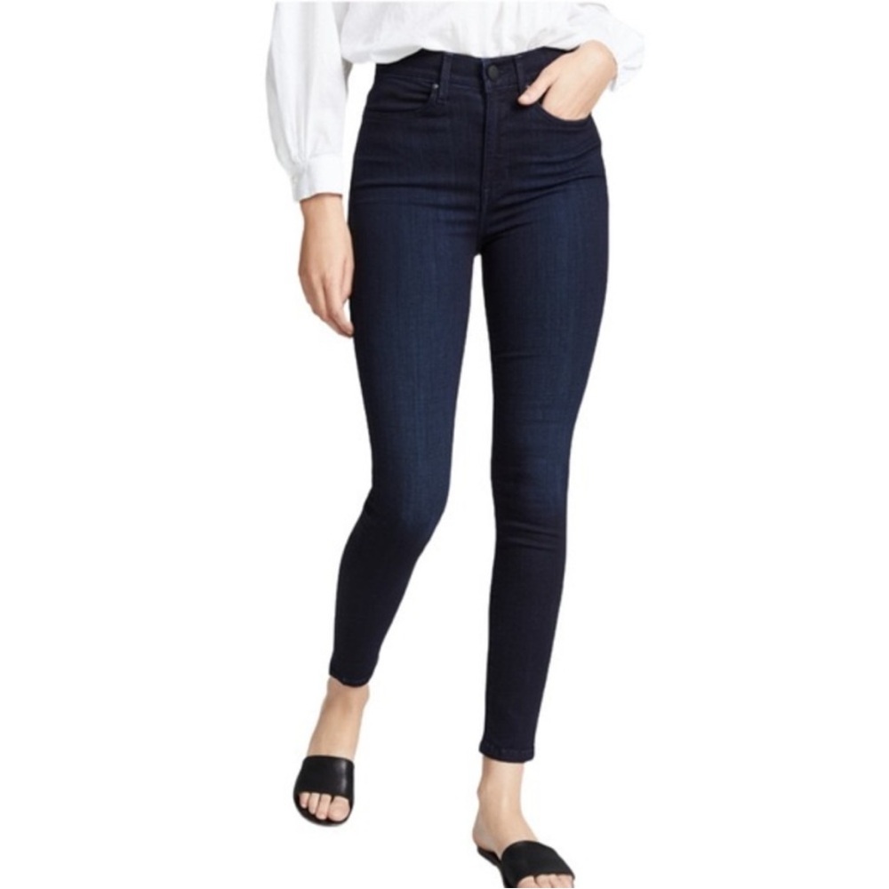 AYR The High Rise Skinny Jeans Dark Blue Wash Size 29